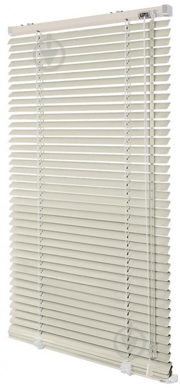 Жалюзі Rollotex алюмінієві горизонтальні з фіксацією 137х130 см бежевий матовий - фото 1