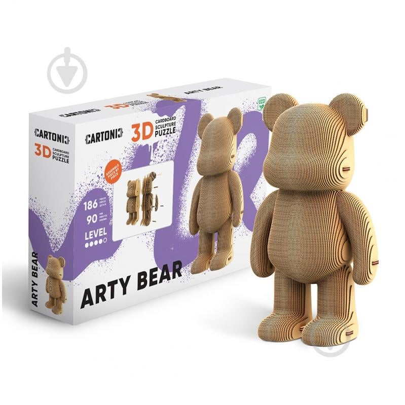 3D-конструктор Cartonic Puzzle ARTY BEAR CARTARTBEAR - фото 1
