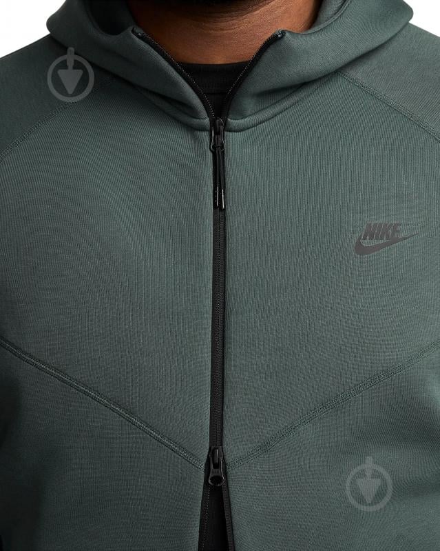 Джемпер Nike NK TCH FLC FZ WR HOODIE FB7921-338 р.M зелений - фото 14