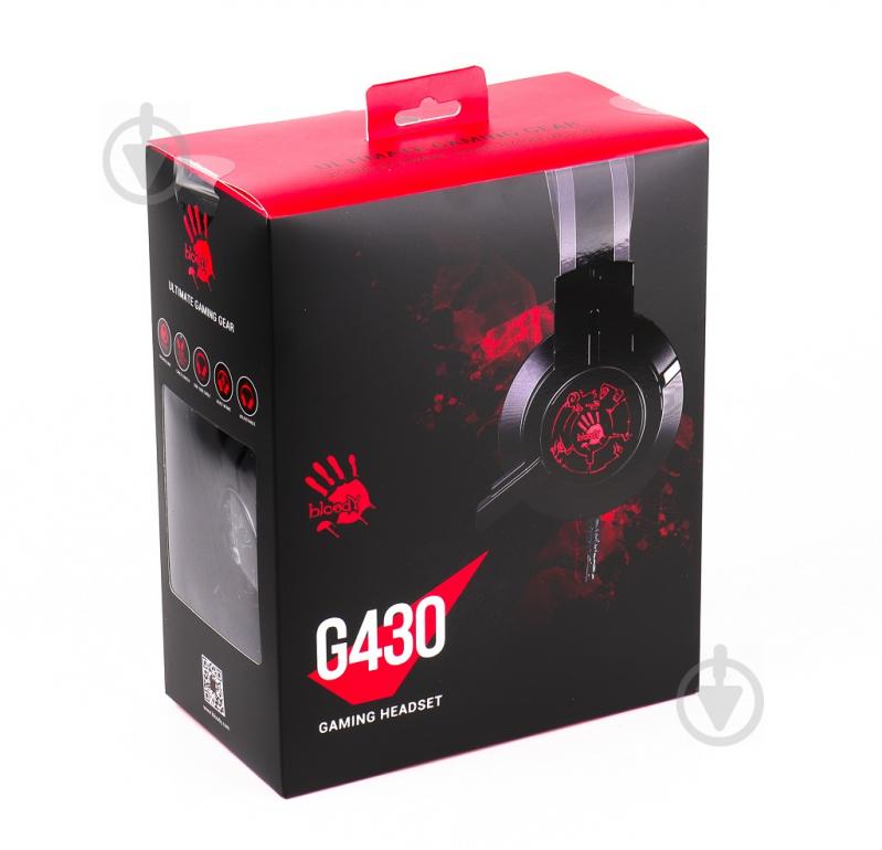 Наушники A4Tech игровые G430 Bloody Black - фото 4