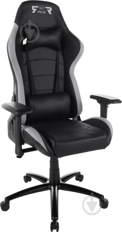 Крісло GT Racer X-2545MP чорно-сірий - фото 2