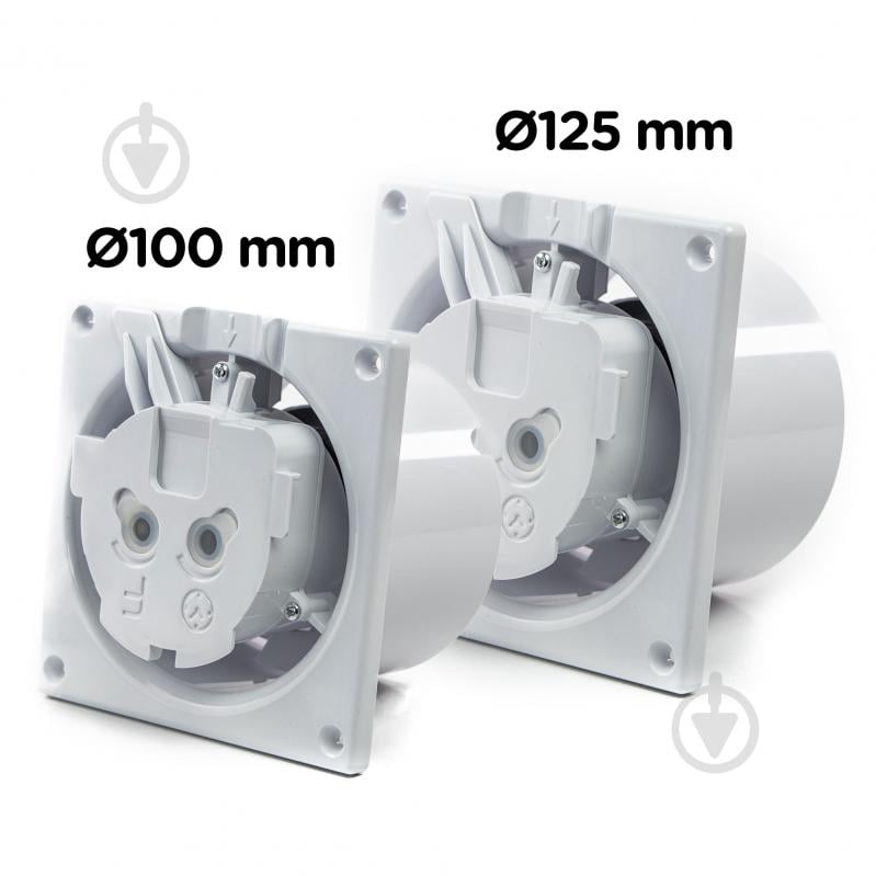 Вытяжной вентилятор AirRoxy для ванной на шариковых подшипниках airRoxy dRim 125 S BB (01-066) - фото 7