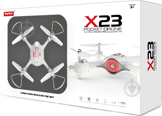 Квадрокоптер на р/у Syma 21 см в ассортименте X23 - фото 4