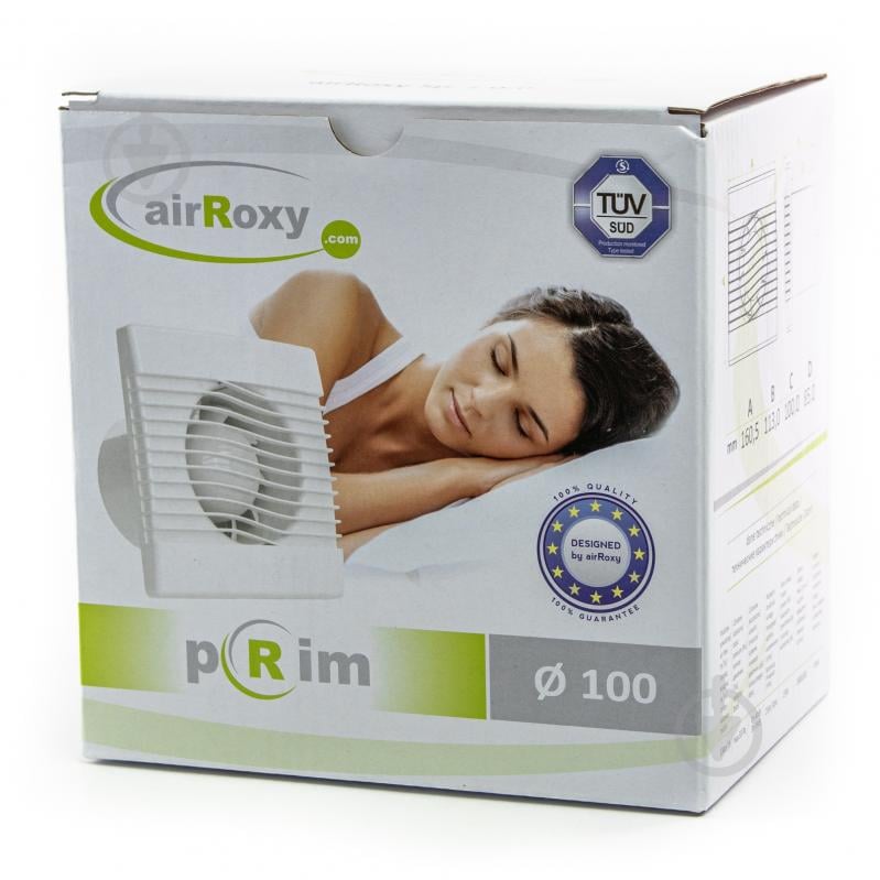 Вытяжной вентилятор AirRoxy для ванной airRoxy pRim 150 S (01-009) - фото 9