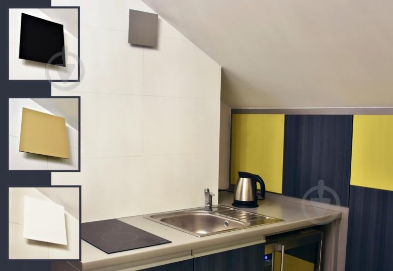 Декоративная панель AirRoxy для вытяжных вентиляторов и решетки черный глянцевый BLACK Plexi dRim 100/125 01-162 - фото 4