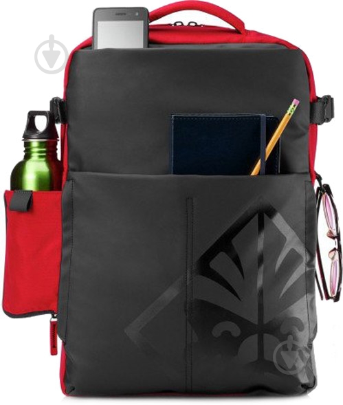 Рюкзак HP OMEN 17.3" black/red (4YJ80AA) - фото 3 Рюкзак HP OMEN 17.3" black/red (4YJ80AA) - фото 3