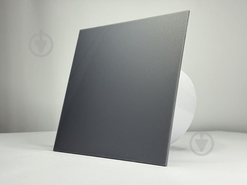 Декоративная панель AirRoxy для витяжных вентиляторов dRim 100/125 серый глянец пластик 01-164 - фото 4