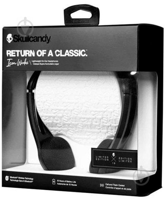 Наушники SKULLCANDY Icon Wireless black S5IBW-L003 - фото 11