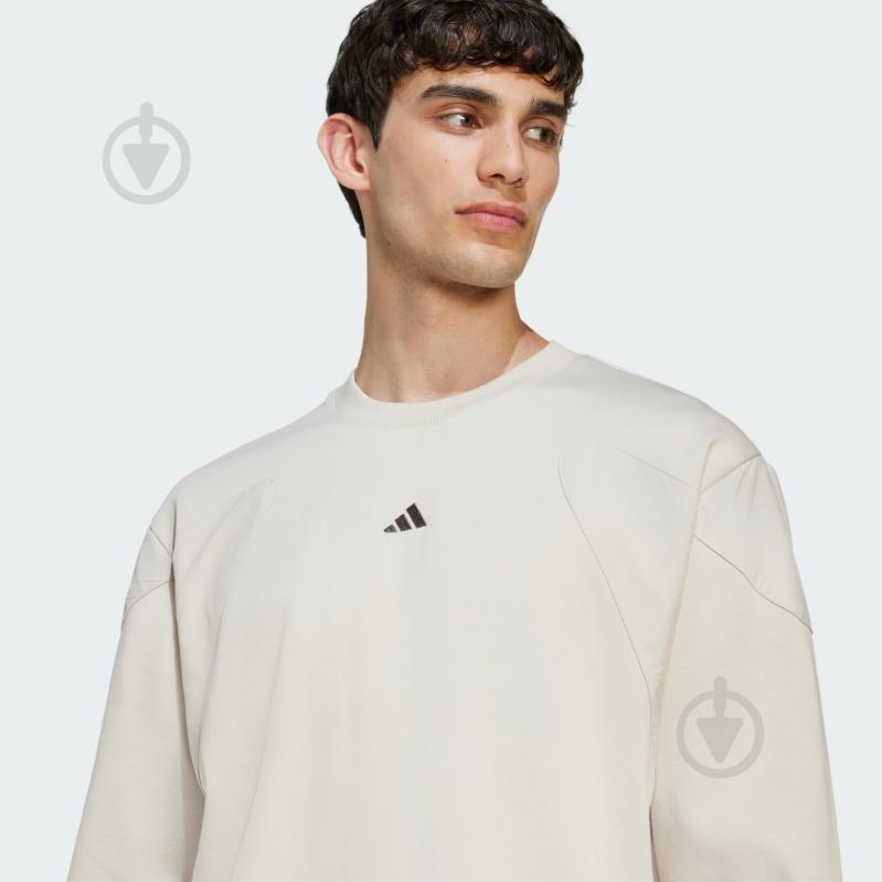 Світшот Adidas M Fn Crewneck JV8020 р.XL бежевий - фото 4 Світшот Adidas M Fn Crewneck JV8020 р.XL бежевий - фото 4