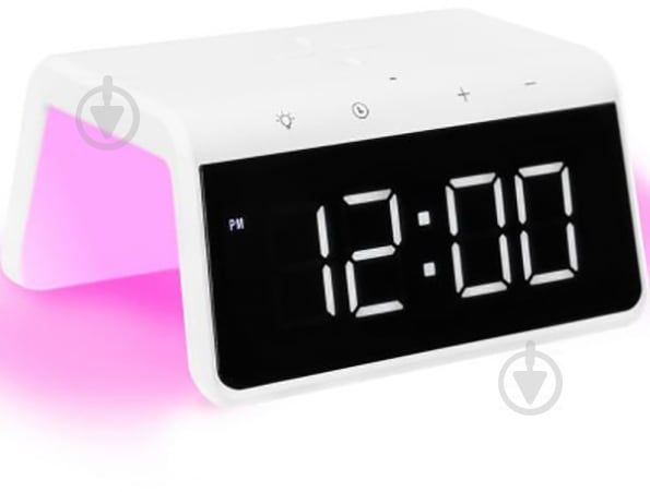 Годинник настільний Pro Smart Desktop Clock Time Bridge GP-SDC01 + бездротова зарядка Gelius - фото 3