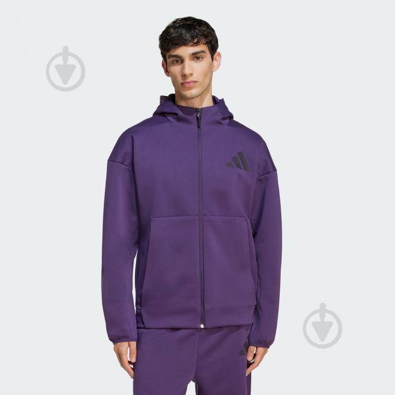 Джемпер Adidas M Z.N.E. FZ KB7124 р.S фиолетовый - фото 1