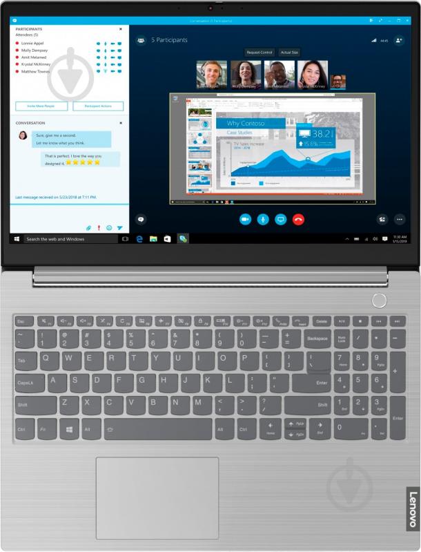 Ноутбук Lenovo ThinkBook 15,6" (20SM003NRA) grey - фото 3