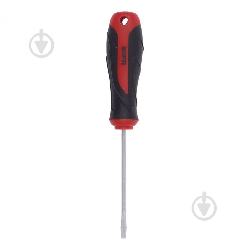Викрутка Kreator з магнітним наконечником SL4 100 мм KRT401003 - фото 1 Викрутка Kreator з магнітним наконечником SL4 100 мм KRT401003 - фото 1