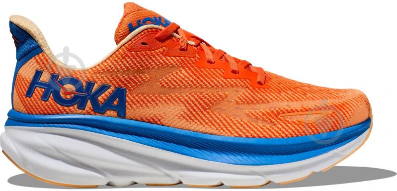 Кроссовки мужские демисезонные Hoka M CLIFTON 9 1127895 р.44 оранжевые - фото 1