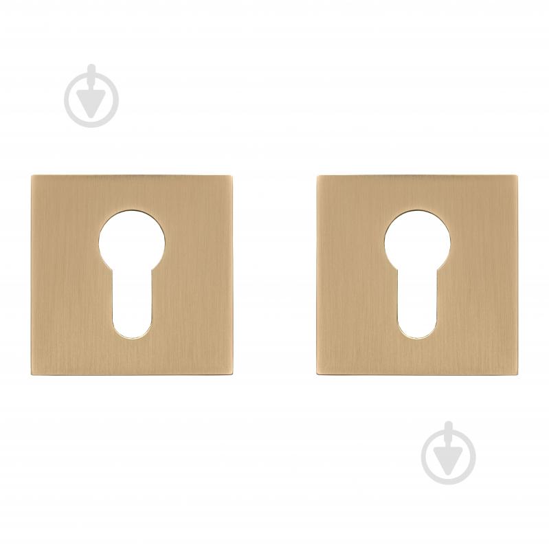 Накладка під циліндр Gavroche Z25-EH (Satin Brass) - фото 1 Накладка під циліндр Gavroche Z25-EH (Satin Brass) - фото 1