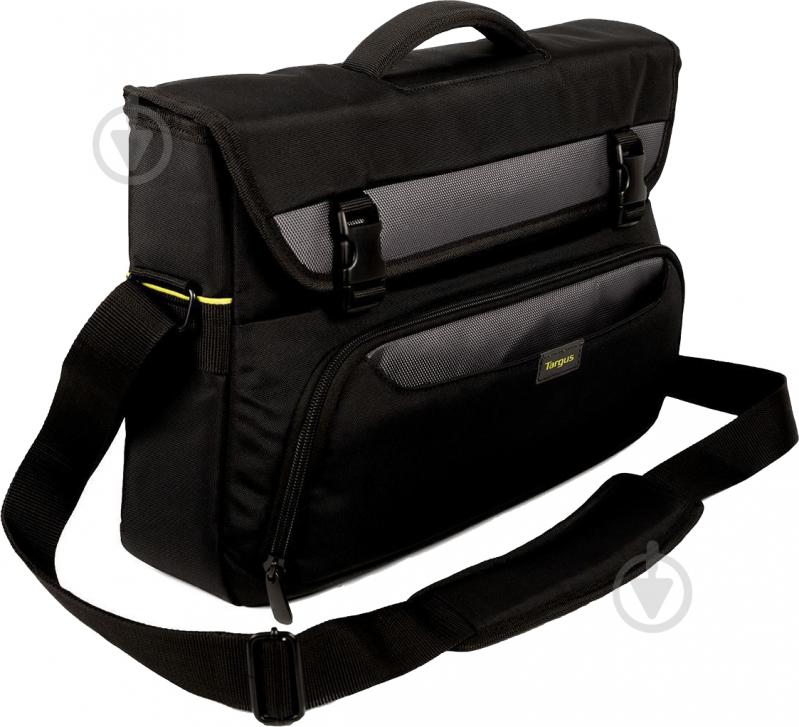 Сумка Targus City Gear Messenger 14" black (TCG265EU) - фото 2 Сумка Targus City Gear Messenger 14" black (TCG265EU) - фото 2