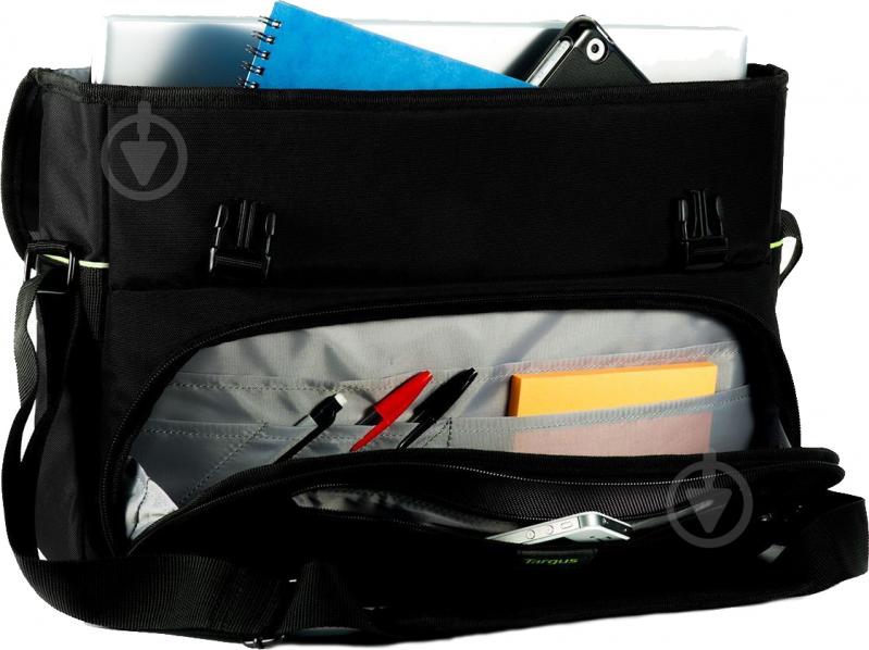 Сумка Targus City Gear Messenger 14" black (TCG265EU) - фото 12 Сумка Targus City Gear Messenger 14" black (TCG265EU) - фото 12