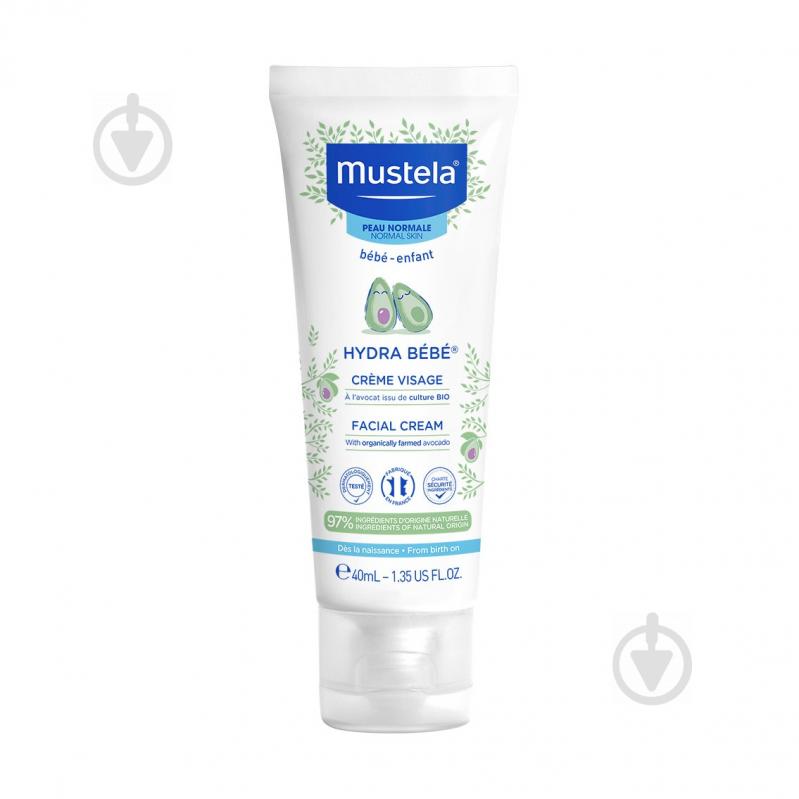 Крем для обличчя Mustela Hydra-Bebe Face 40 мл - фото 1