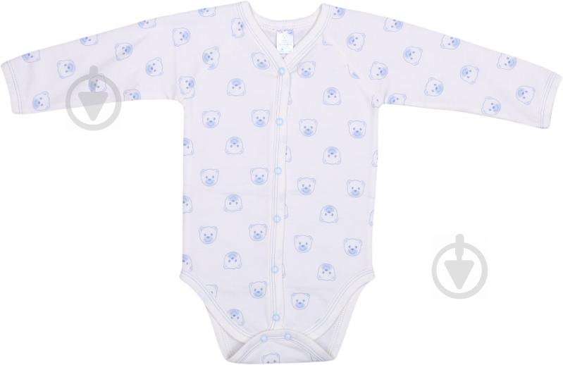 Боди детское для мальчика Baby Veres Baby Bear р.68 голубой - фото 2