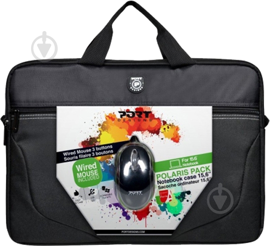Сумка PORT Designs Polaris II Bundle 15.6" black (501730) - фото 2 Сумка PORT Designs Polaris II Bundle 15.6" black (501730) - фото 2