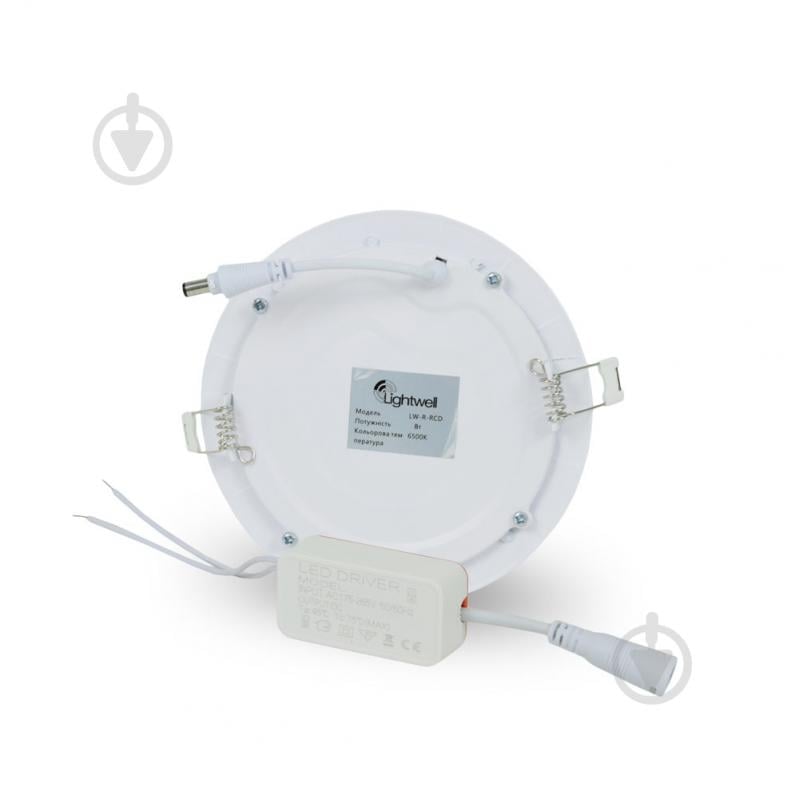 Светильник светодиодный встраиваемый Lightwell LW-R-RCD-6 6 Вт 6500 К белый 295924 - фото 2