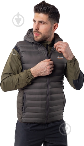 Жилет Avecs AV-50195B/25 13158 р.5XL хаки - фото 3