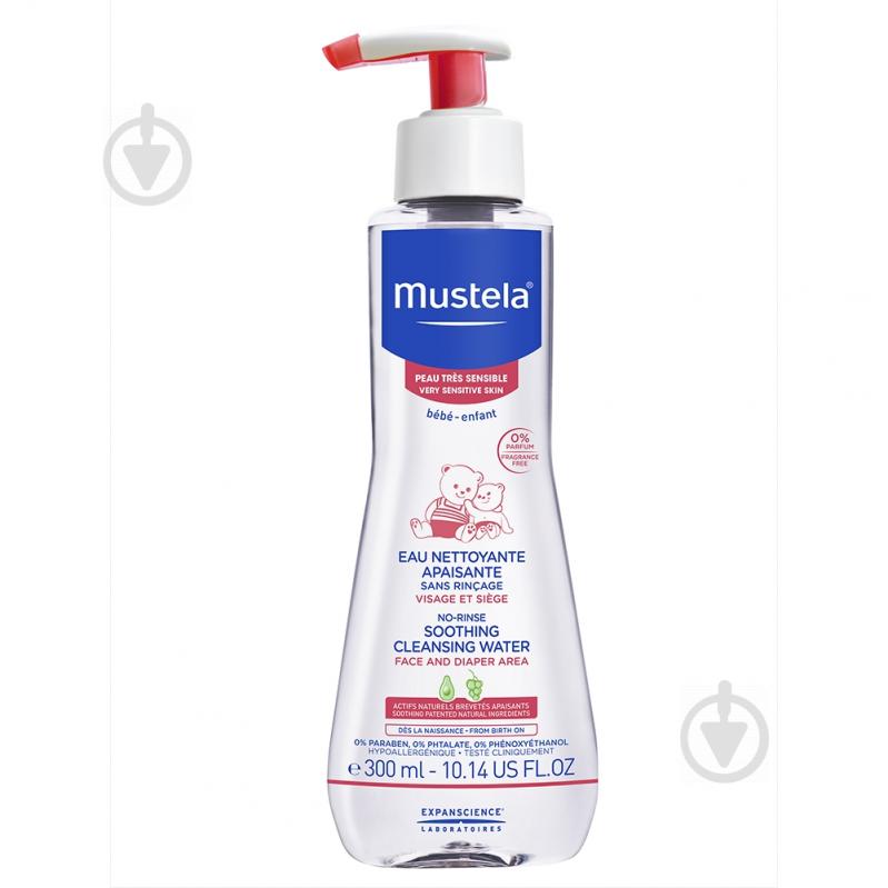 Вода очищающая Mustela No Rinse Soothing Cleansing Water 300 мл - фото 1