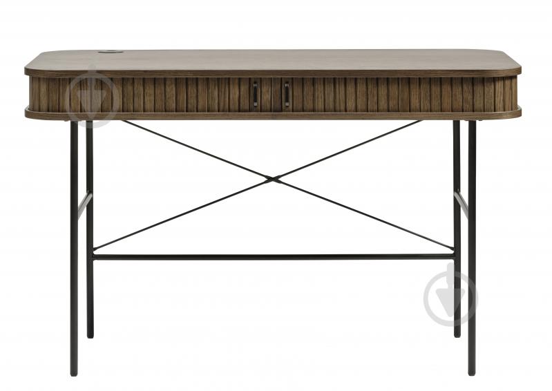 Стол письменный Unique Furniture NOLA 750х1200х600 мм черный/дуб копченый (NOLA DESK 60x120 CM ) - фото 2