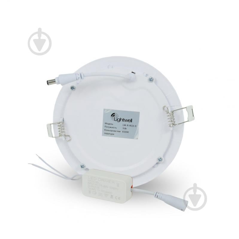 Светильник светодиодный встраиваемый Lightwell LW-R-RCD-9 9 Вт 6500 К белый 295928 - фото 2