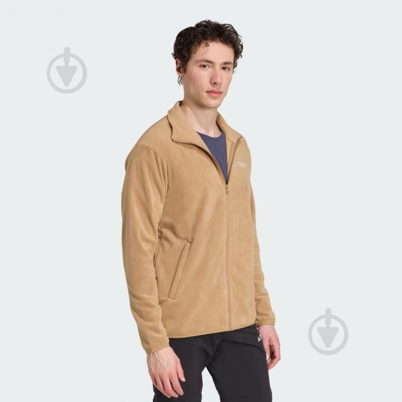 Джемпер Adidas MT ESS FZ FL JM3115 р.S коричневий - фото 3 Джемпер Adidas MT ESS FZ FL JM3115 р.S коричневий - фото 3