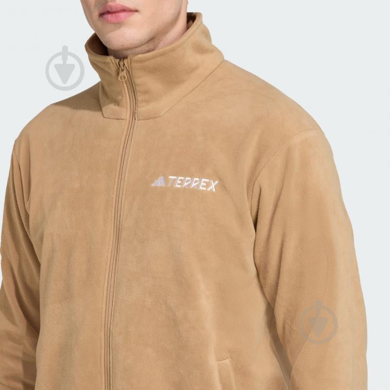 Джемпер Adidas MT ESS FZ FL JM3115 р.S коричневий - фото 4 Джемпер Adidas MT ESS FZ FL JM3115 р.S коричневий - фото 4