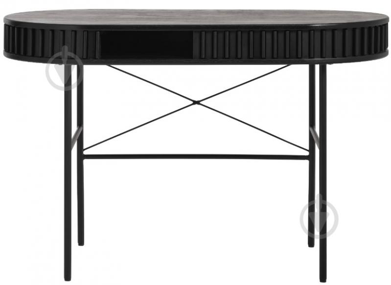 Стол письменный Unique Furniture SIENA 750х1200х600 мм черный/дуб черный (SIENA DESK 60x120 CM ) - фото 4