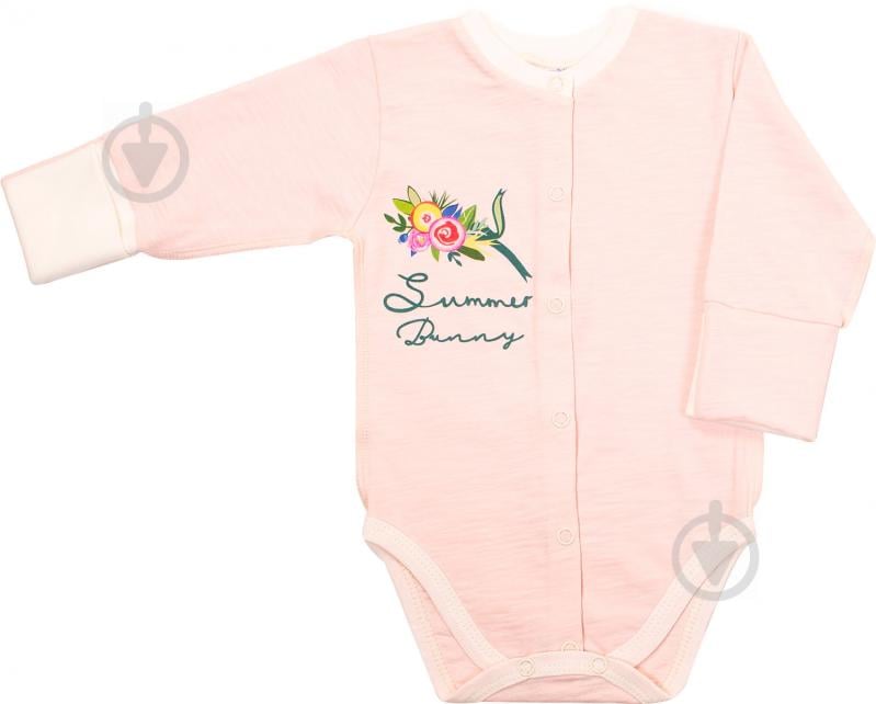 Боди для девочки Baby Veres Summer Bunny р.62 розовый - фото 1