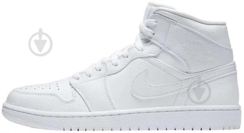 Кроссовки мужские демисезонные Jordan AIR 1 MID 554724-130 р.44 белые - фото 2