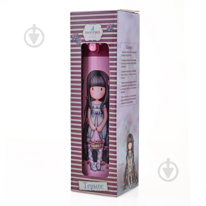 Термос YES Santoro Rosebud 420 мл 706969 - фото 3