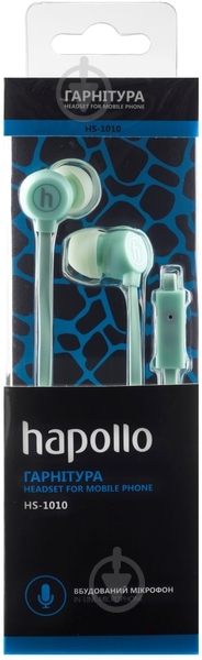 Гарнитура Hapollo HS-1010 mint - фото 2 Гарнитура Hapollo HS-1010 mint - фото 2