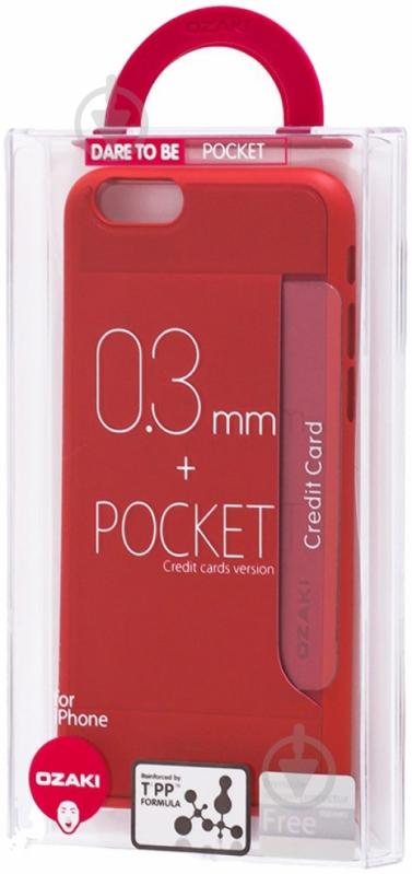 Накладка на корпус Ozaki O!coat-0.3+Pocket OC559RD для Apple iPhone 6Apple iPhone 6S - фото 4