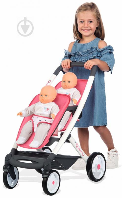 Коляска прогулянкова Smoby Maxi-Cosi&Quinny для близнюків 253298 - фото 3