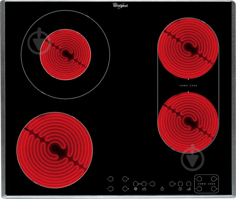 Варильна поверхня електрична Whirlpool AKT8700/IX - фото 1