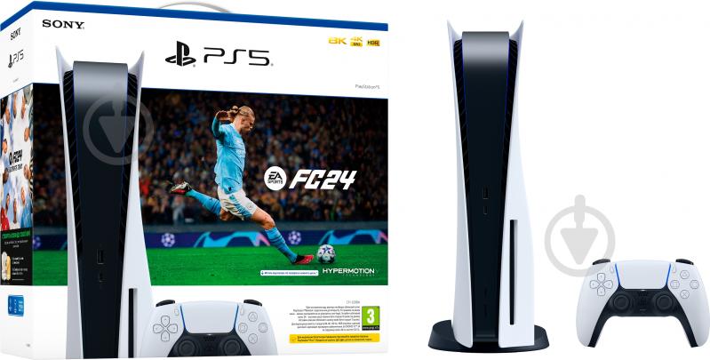 Игровая консоль Sony 5 Ultra HD Blu-ray (EA SPORTS FC 24) white - фото 4