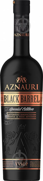 Коньяк AZNAURI 5 лет Black Barrel 0,5 л - фото 1