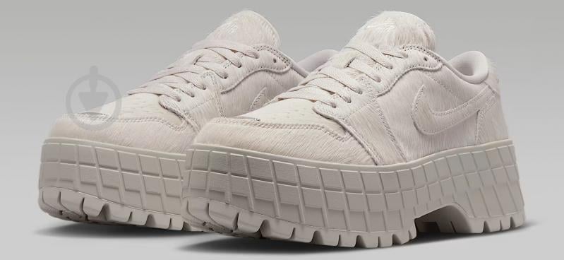 Кроссовки женские демисезонные Jordan W AIR 1 BROOKLYN LOW IB7210-001 р.36,5 светло-серые - фото 3