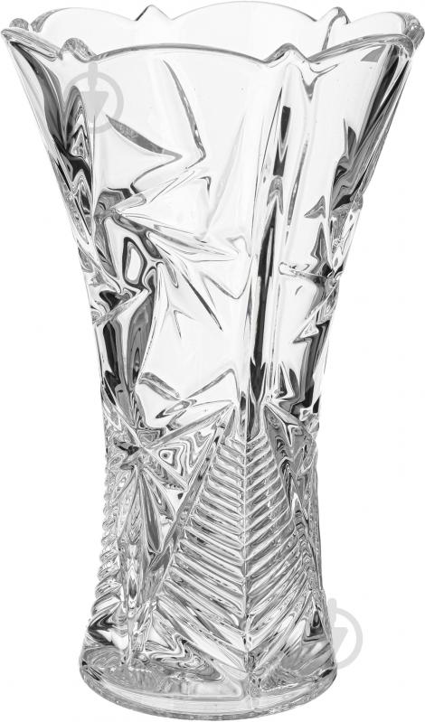 Ваза стеклянная Bohemia Pinwheel 25 см 25 см прозрачная PINWHEEL 89001/0/99030/250 vas - фото 1