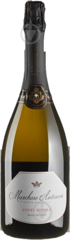 Вино ігристе Antinori Cuvee Royale Franciacorta брют біле 0,75 л - фото 1