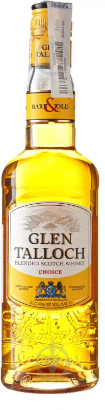 Віскі Glen Talloch 40% 0,5 л - фото 1