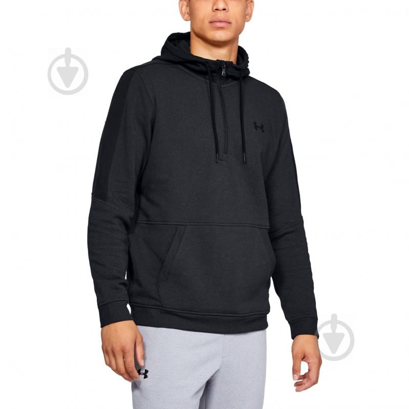 Джемпер Under Armour TB FLEECE 1/2 ZIP 1329751-001 р. M чорний - фото 1