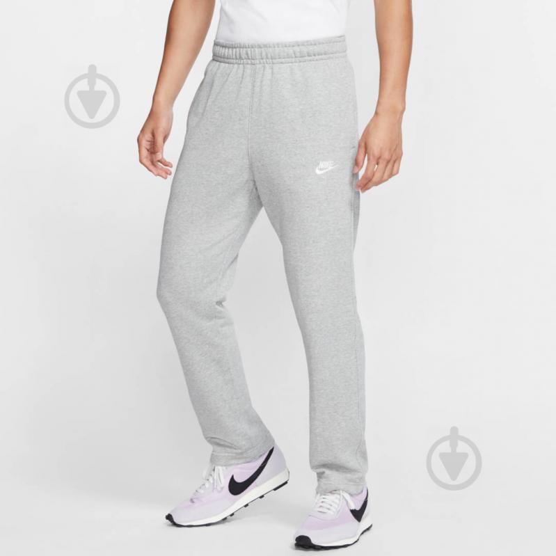 Брюки Nike M NSW CLUB PANT OH FT BV2713-063 р. L серый - фото 4