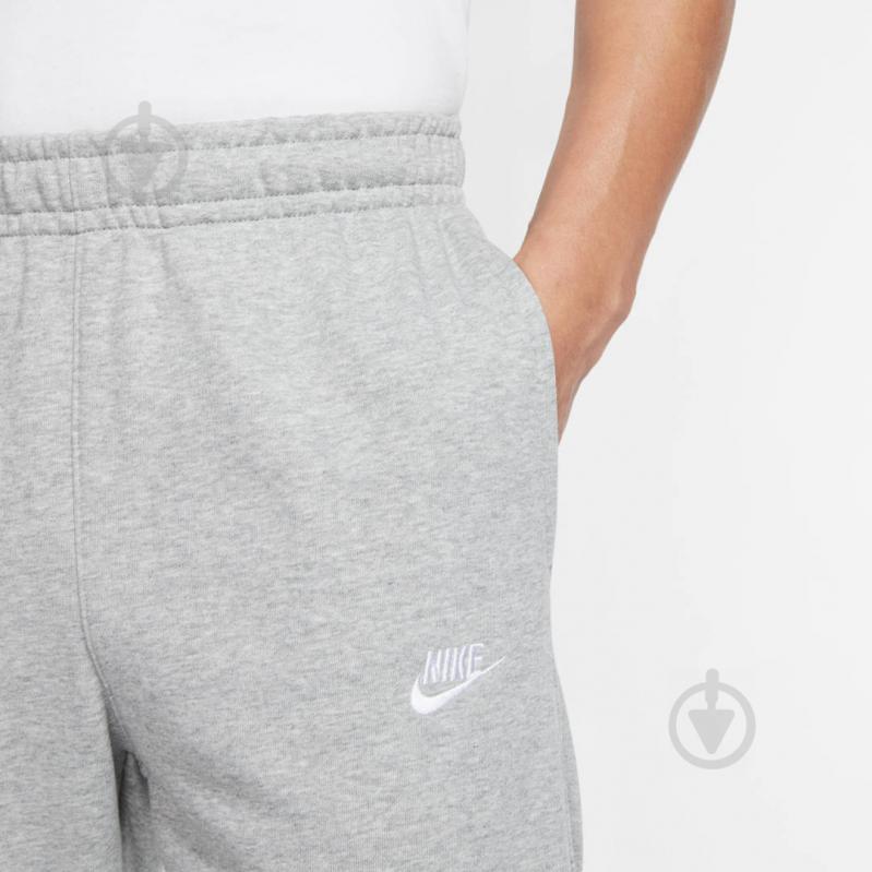 Брюки Nike M NSW CLUB PANT OH FT BV2713-063 р. L серый - фото 6