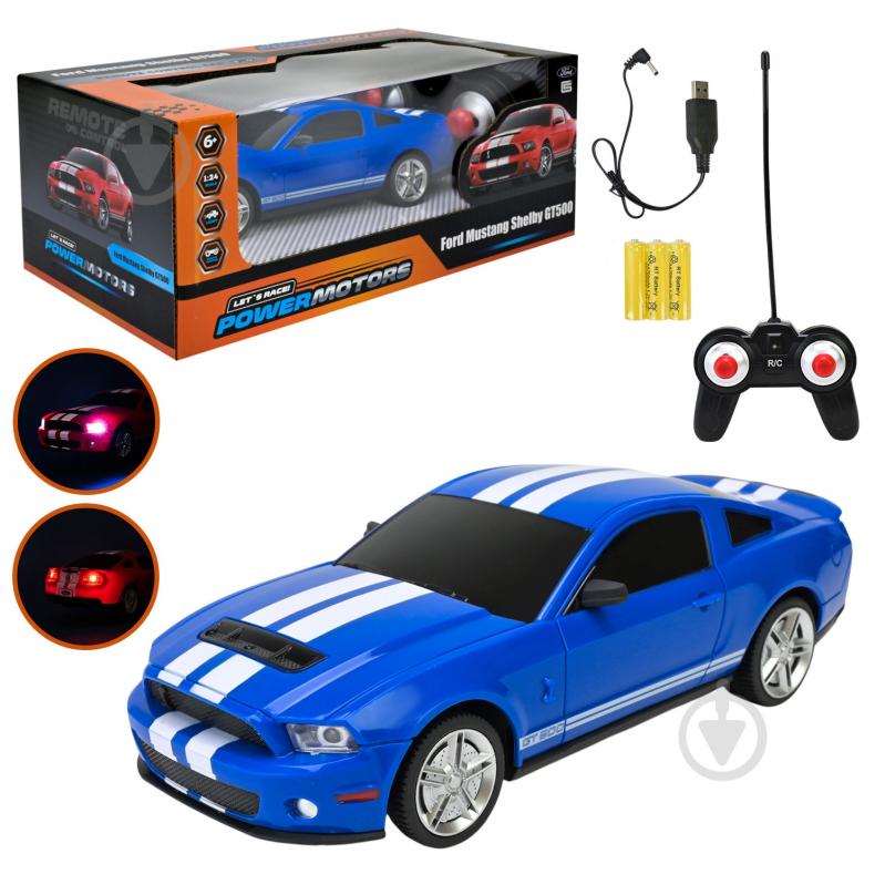 Автомобіль на радіокеруванні Shantou Powermotors Ford Mustang Shelby GT500 1:24 PM2405 BLUE