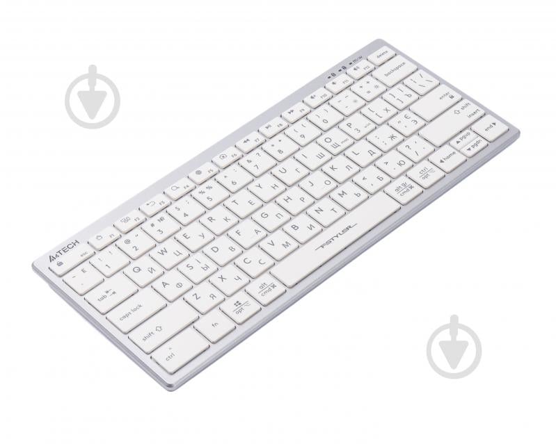 Клавиатура A4Tech (FX51 USB (White)) с ножничный механизмом Fstyler - фото 1 Клавиатура A4Tech (FX51 USB (White)) с ножничный механизмом Fstyler - фото 1